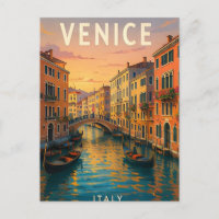 Venedig Italien Kanal Brücken Italienische Uferpro