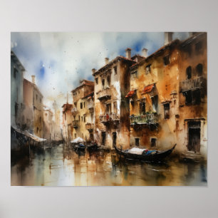 Venedig Italien Landschaft Kunstdruckerei Poster