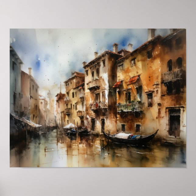 Venedig Italien Landschaft Kunstdruckerei Poster (Vorne)