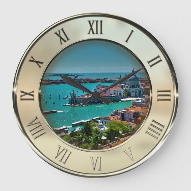 Venedig, Italien - Luftaufnahme Große Wanduhr (Vorderseite)