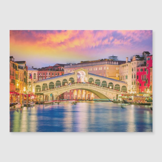 Venedig Italien Magnetkarte (Vorderseite)