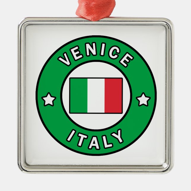 Venedig Italien Ornament Aus Metall (Vorne)