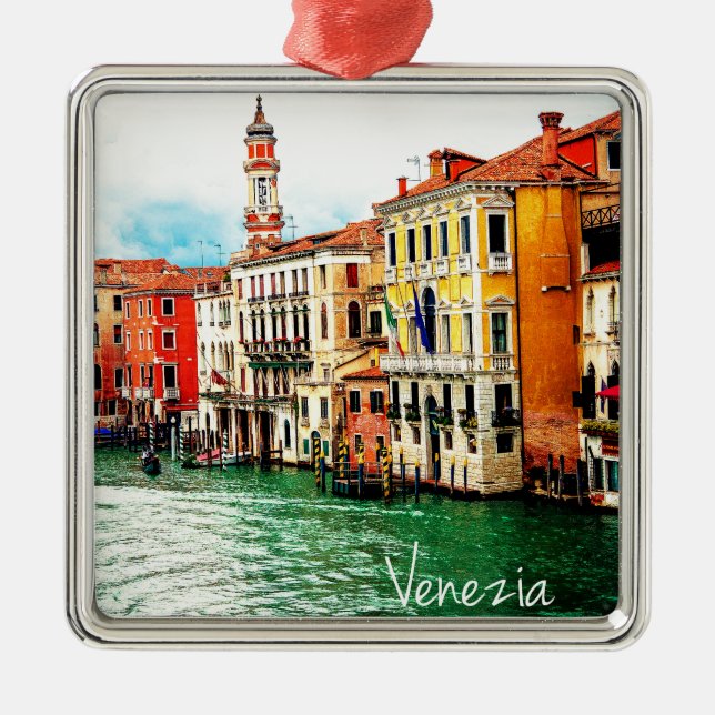 Venedig - Italien Ornament Aus Metall (Vorne)