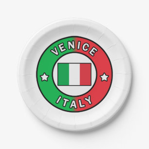Venedig Italien Pappteller