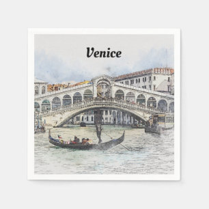 Venedig Italien Party Napkins Serviette
