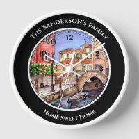 Venedig - Italien Pen und Aquarellmalerei