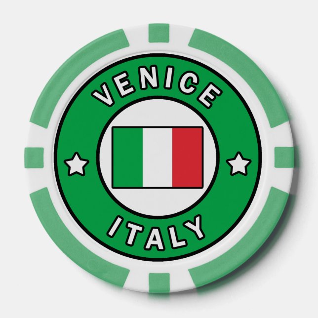 Venedig Italien Pokerchips (Vorderseite)
