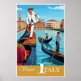 Venedig, Italien Poster