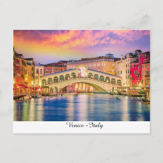 Venedig Italien Postkarte (Vorderseite)