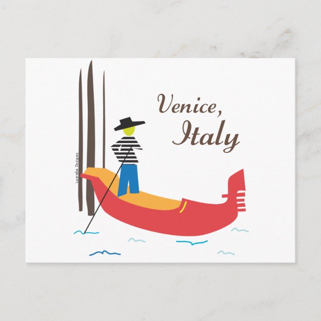 Venedig Italien Postkarte (Vorderseite)