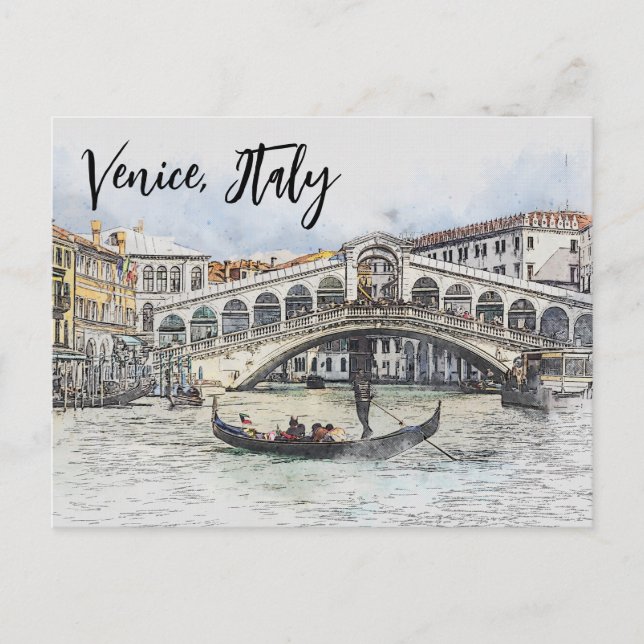 Venedig, Italien Postkarte (Vorderseite)