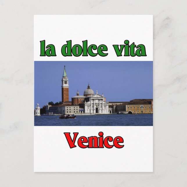 Venedig Italien Postkarte (Vorderseite)