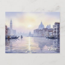 Venedig Italien Reisen Souvenir Watercolor
