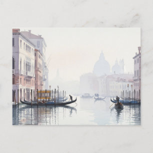 Venedig Italien Reisen Souvenir Watercolor Postkarte