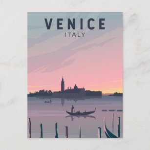 Venedig Italien Reisen Vintage Kunst Postkarte