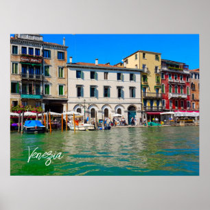 Venedig Italien Riva Del Vin Canal Grande Poster