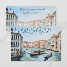 Venedig, Italien - RSVP-Karte RSVP Karte