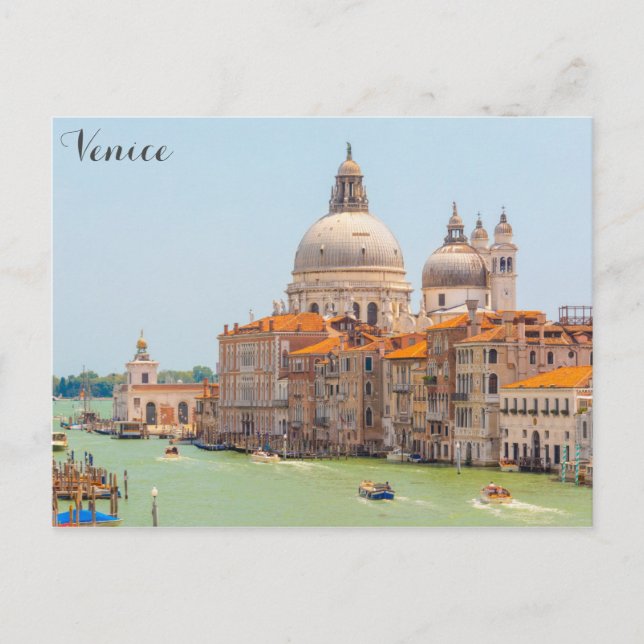 Venedig Italien Santa Maria della Salute Postkarte (Vorderseite)