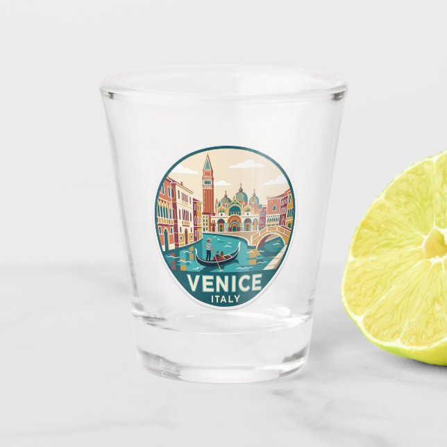 Venedig Italien Schnapsglas (Vorderseite)