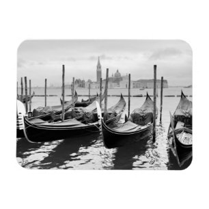 Venedig Italien Schwarz-Weiß-Landschaft Magnet