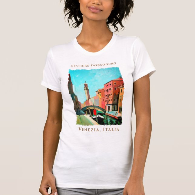Venedig, Italien | Sestiere Dorsoduro T-Shirt (Vorderseite)