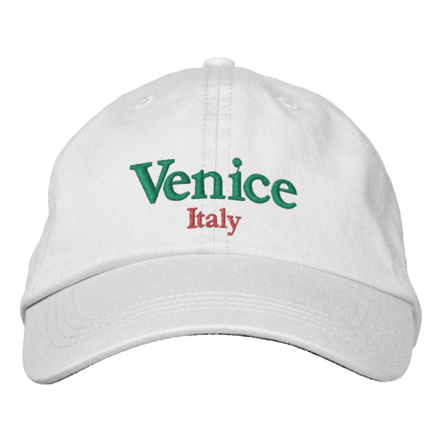 Venedig - Italien - Stadt Bestickte Baseballkappe (Vorderseite)
