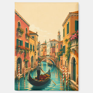 Venedig Italien Venezianisch Venezianischer Kanal  Magnet