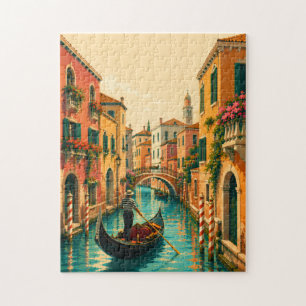Venedig Italien Venezianisch Venezianischer Kanal  Puzzle