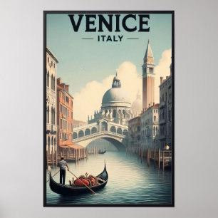 Venedig Italien Vintage Poster