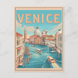 Venedig, Italien Vintage Postkarte