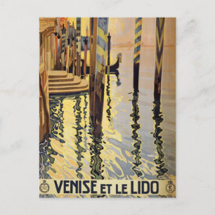 Venedig, Italien Vintage Reise Postkarte