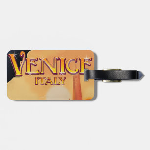 Venedig, Italien Vintage-Reiseposter Gepäckanhänger