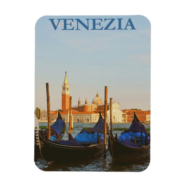 Venedig Italien Vintage Travel Poster Magnet (Vertikal)