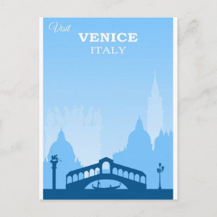 Venedig Italien Vintage Travel Poster Postkarte