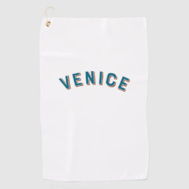 Venedig, Italien Vintager Bogen Golfhandtuch
