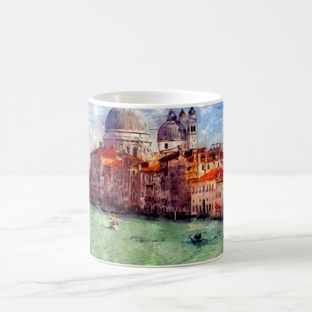 Venedig Italien Wasserfarbenen Reisen Kunstvoll wa Kaffeetasse (Mittel)