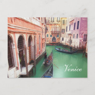 Venedig Kanal Ansichtskarte Postkarte