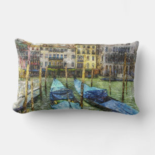 Venedig Kanal Gondeln Lendenkissen