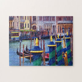 Venedig Kanal Italien Landschaftliche Reisen Gonde Puzzle