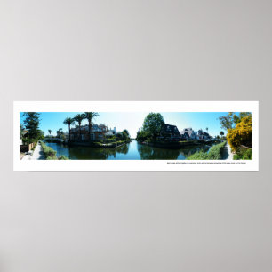 Venedig-Kanäle panoramisch Poster
