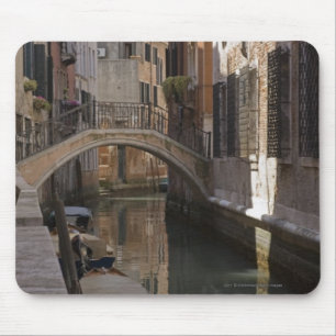 Venedig-Kanäle und Steinbrücke Mousepad