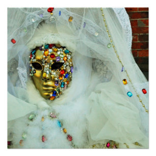 Venedig-Karneval-Glossenposter Poster