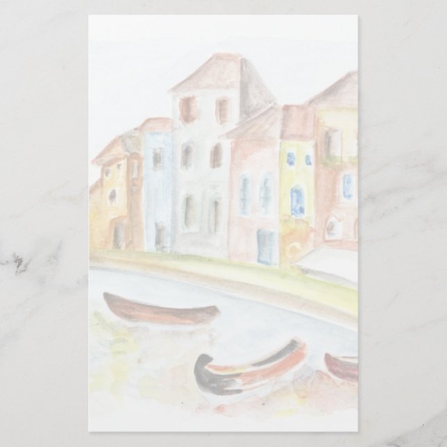 Venedig-Konzept Briefpapier (Vorderseite)