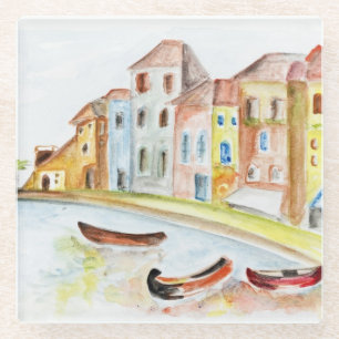 Venedig-Konzept Glasuntersetzer