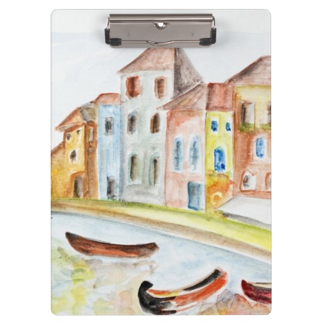 Venedig-Konzept Klemmbrett (Vorderseite)