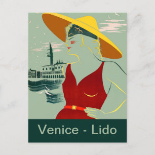 Venedig, Lido Postkarte