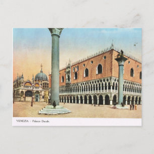 Venedig, Nachbildung einer Vintage-Postkarte 1910 Postkarte