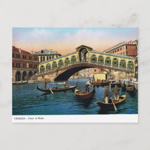 Venedig, Nachbildung einer Vintage-Postkarte 1910 Postkarte