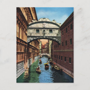 Venedig, Nachbildung einer Vintage-Postkarte 1910 Postkarte