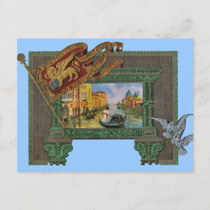 Venedig, Nachbildung einer Vintage-Postkarte 1910 Postkarte